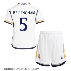 Real Madrid Jude Bellingham #5 Hjemme Trøje Børn 2023-24 Kortærmet (+ Korte bukser)